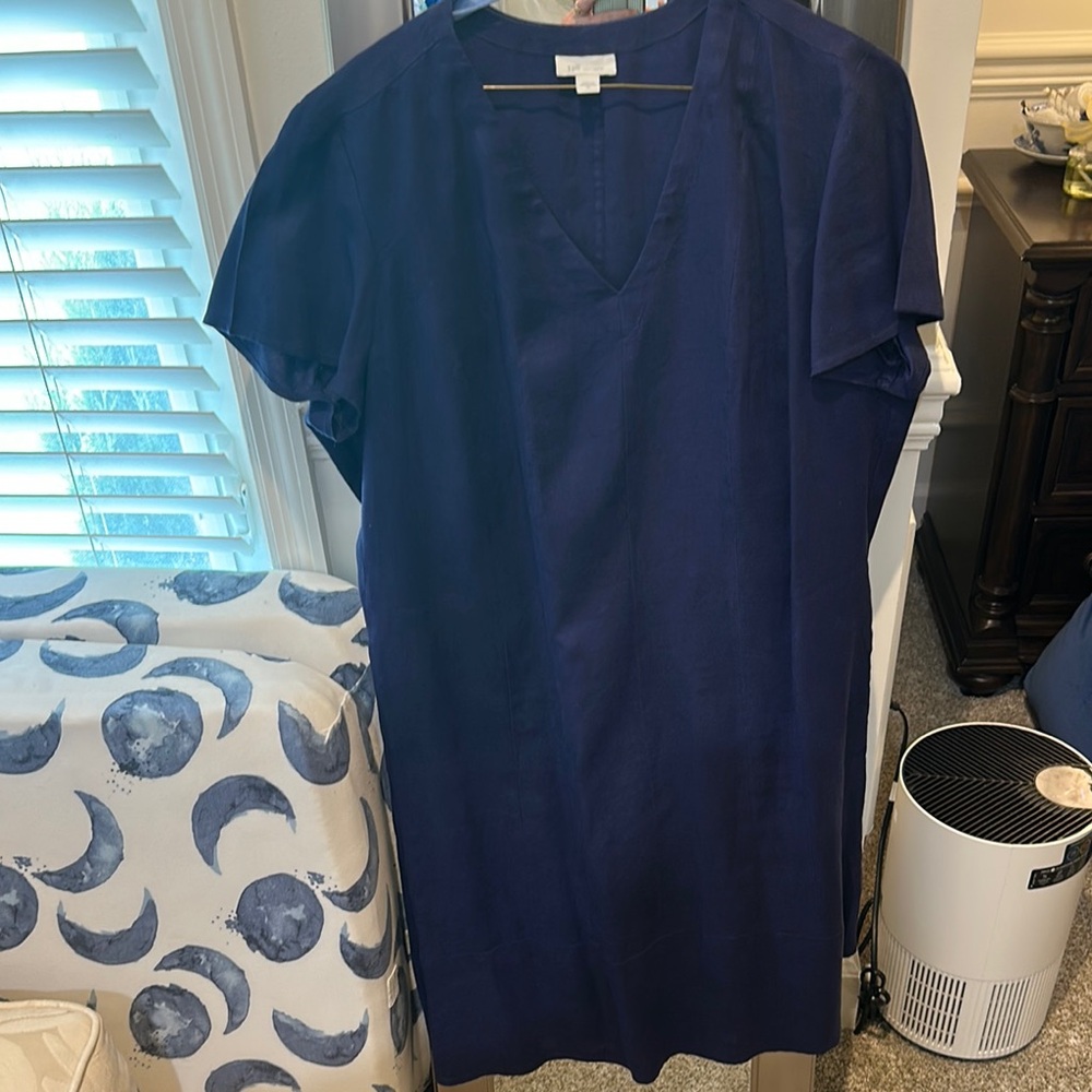 J. Jill Navy Blue Dress